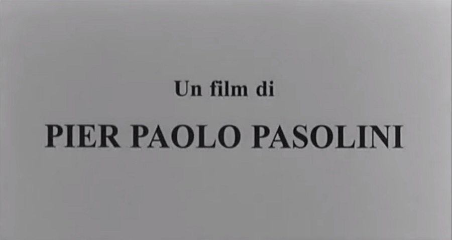 crédit Pier Paolo Pasolini